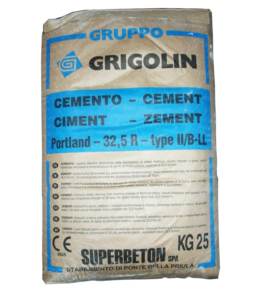 SACCO CEMENTO "32.5 R" GRIGIO 25 KG